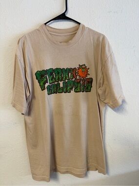 Feid Ferxxocalipsis 2024 World Tour Merch Shirt Men’s Beige Medium